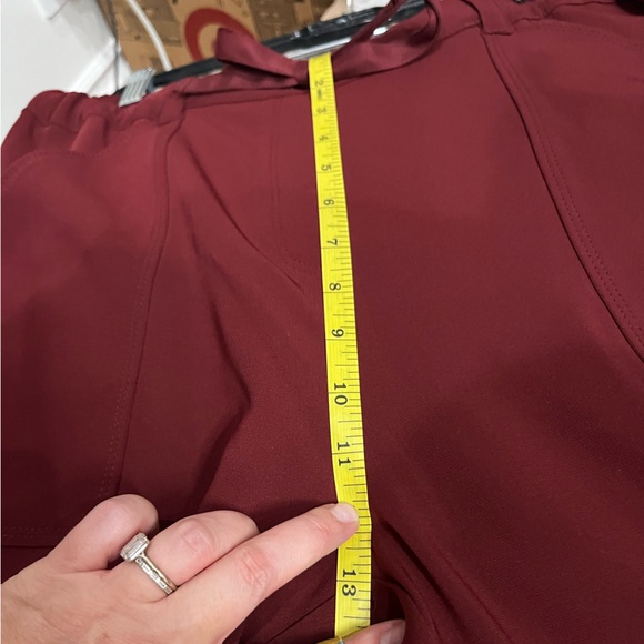 CINQ À SEPT Alec Drawstring Straight-Leg Pants Sangria Size 10 - Picture 5 of 12